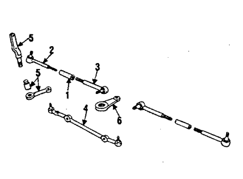 1987 Chevy Caprice P/S Pump & Hoses, Steering Gear & Linkage Diagram 2 - Thumbnail