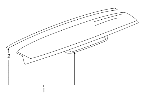 2012 GMC Yukon Rear Spoiler Diagram