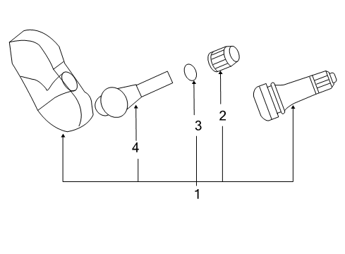 2011 GMC Canyon Tire Pressure Monitoring Diagram