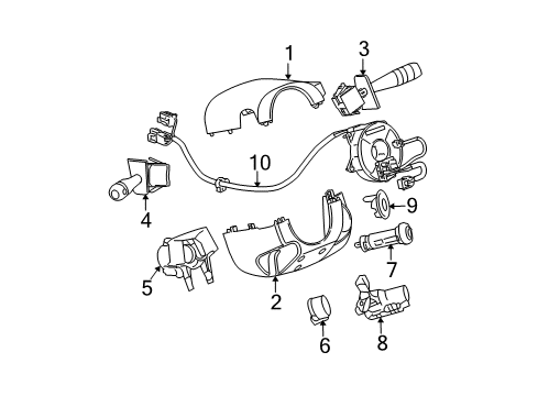 2005 Chevy Equinox Ignition Lock Diagram