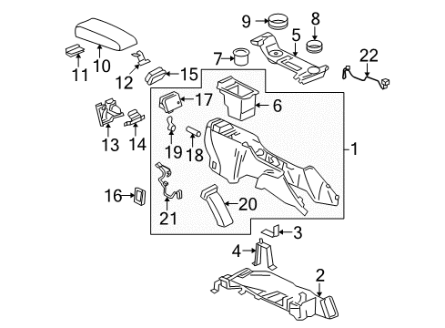 2005 Buick Rainier A/C & Heater Control Units Diagram