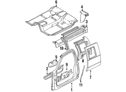 1994 Chevy K1500 Uniside Diagram