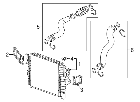 2021 GMC Sierra 1500 Intercooler Diagram