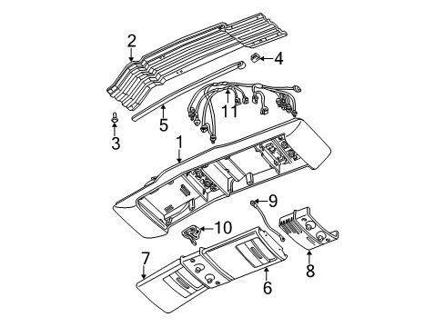1995 Chevy Astro Overhead Console Diagram