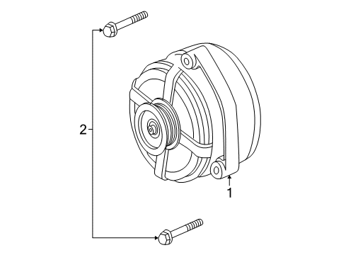 2004 Saturn L300 Alternator Diagram 2 - Thumbnail