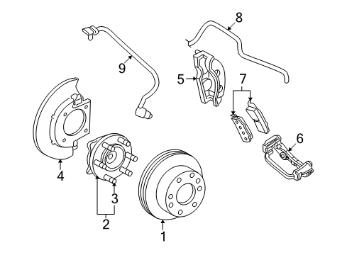 2013 GMC Yukon XL 2500 Anti-Lock Brakes Diagram