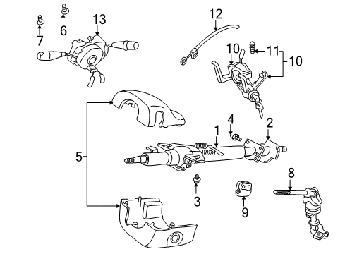 2000 Chevy Tracker Ignition Lock Diagram