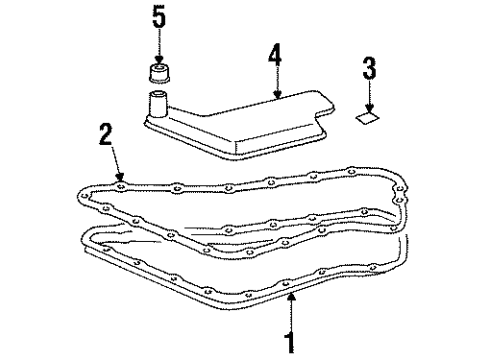 1996 Chevy Lumina Transaxle Parts Diagram