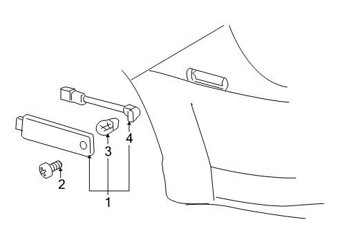 2007 Pontiac G5 Side Marker Lamps Diagram
