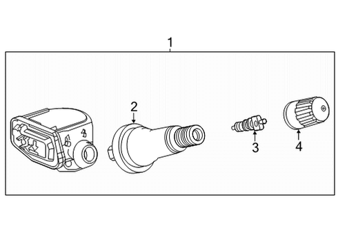 2023 Chevy Trailblazer Tire Pressure Monitoring Diagram