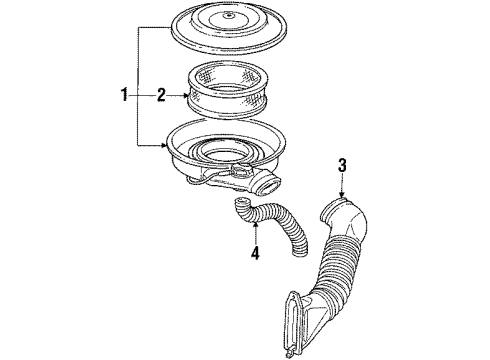 1988 Chevy S10 Blazer Filters Diagram 3 - Thumbnail