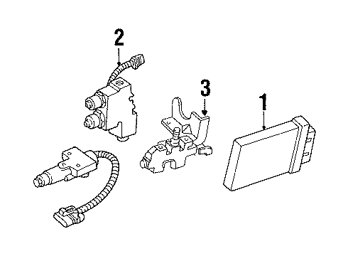 1992 Chevy C3500 Pressure Metering Valve Diagram for 15633165