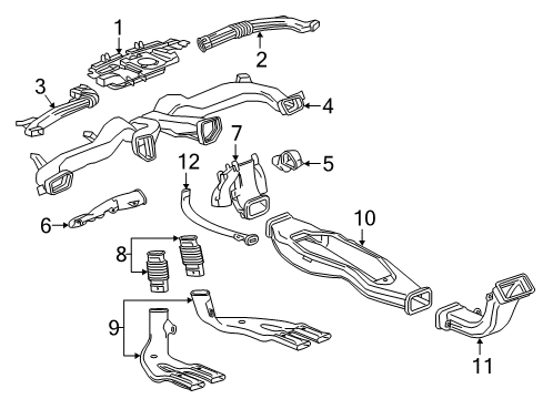2018 Buick Regal Sportback Ducts Diagram