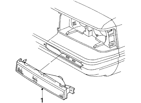 1986 Oldsmobile Cutlass Ciera Park Lamps Diagram
