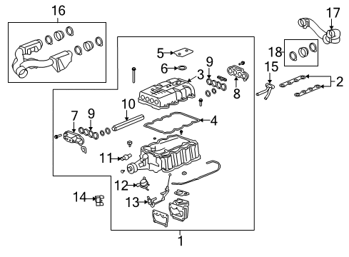 2007 Cadillac XLR Intake Manifold Diagram