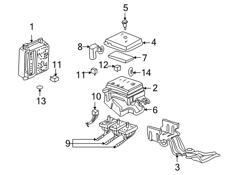 2004 Oldsmobile Alero Electrical Components Diagram