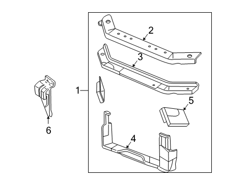 2002 Buick Century Radiator Support Diagram