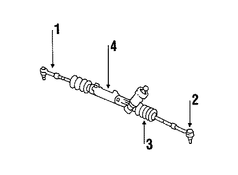 1990 Buick Electra P/S Pump & Hoses, Steering Gear & Linkage Diagram 2 - Thumbnail