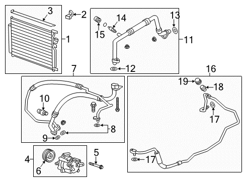 2012 Chevy Captiva Sport Hose & Tube Assembly Diagram for 23366242