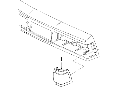 1988 Chevy Celebrity Side Marker Lamps Diagram