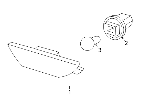 2005 Chevy SSR Rear Lamps - Side Marker Lamps Diagram