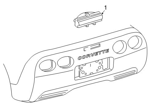 2003 Chevy Corvette High Mount Lamps Diagram