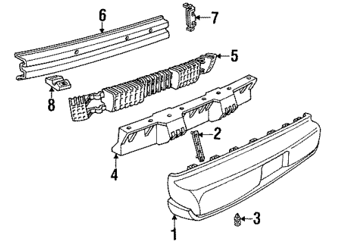 1991 Pontiac Firebird Cover Diagram for 10118529