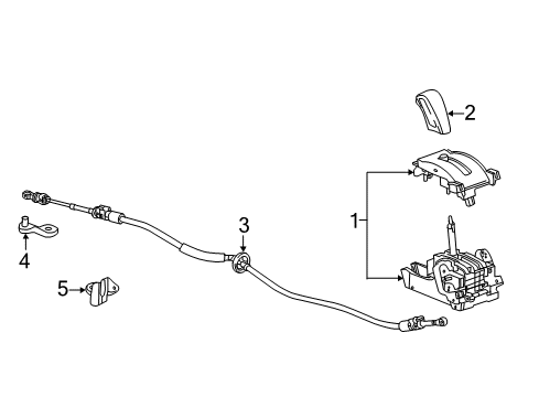 2014 Chevy Volt Gear Shift Control - AT Diagram