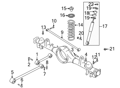 2000 Chevy Tracker Rear Suspension Diagram