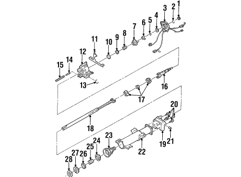 1999 Oldsmobile Cutlass Housing & Components Diagram