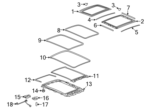2016 Buick Envision Sunroof Diagram