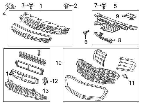 2016 Chevy Cruze Emblem Diagram for 95422636