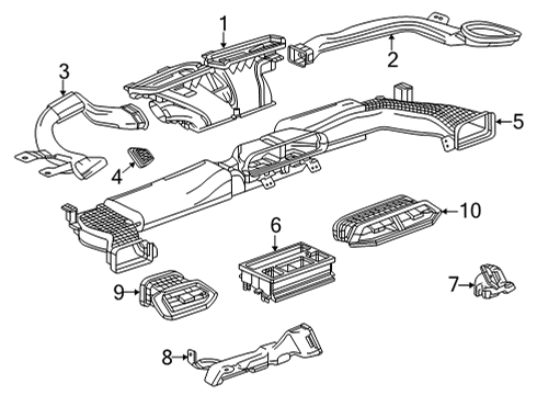 2023 Chevy Trailblazer Ducts Diagram