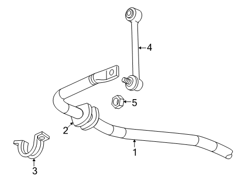 Nut, Upper Control Arm Shaft, Rear Diagram for 11519879