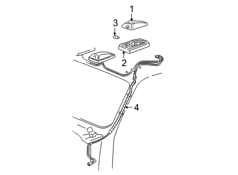 2000 GMC C3500 Clearance Lamps Diagram 2 - Thumbnail