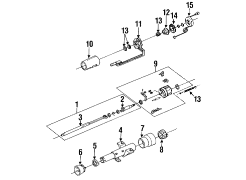 1990 Cadillac Seville Headlamp Switch Diagram for 1646920