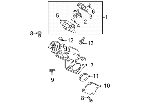 2022 GMC Hummer EV Pickup Electrical Components Diagram 2 - Thumbnail