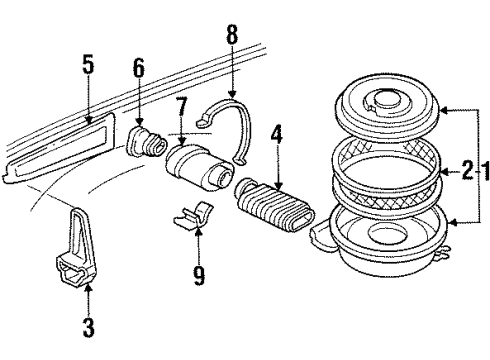 1994 Chevy K1500 Air Intake Diagram