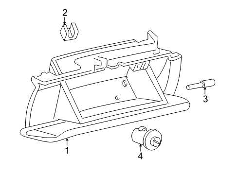 2003 Chevy Corvette Glove Box Diagram