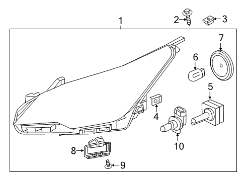 2016 Buick Envision Control Module Diagram for 23227157