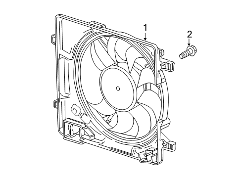 2022 Chevy Spark Cooling Fan Diagram