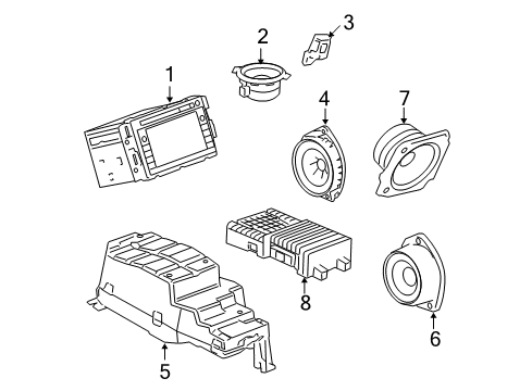 2012 GMC Yukon Sound System Diagram
