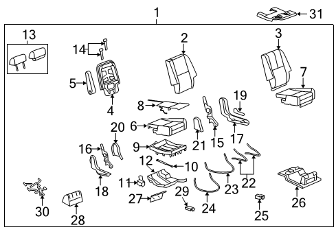 2012 GMC Yukon Heated Seats Diagram 8 - Thumbnail
