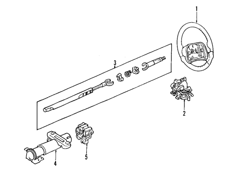 2002 Chevy Cavalier Steering Column, Steering Wheel Diagram