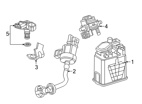 2017 Buick Cascada Emission Components Diagram