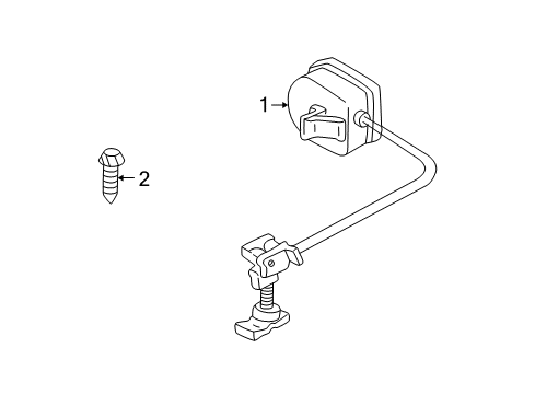 2000 GMC Jimmy Rear Body & Floor - Spare Tire Carrier Diagram