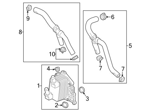 2023 GMC Canyon Oil Cooler Diagram