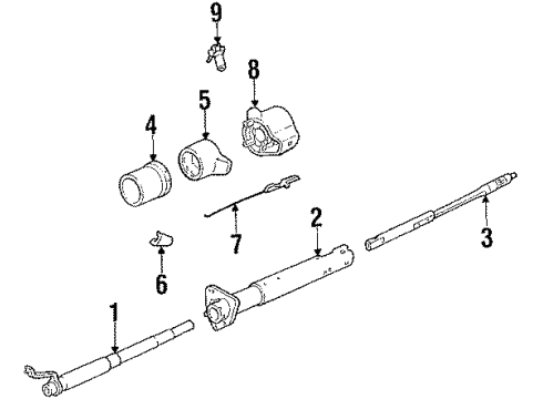 1990 GMC S15 Ignition Lock Diagram