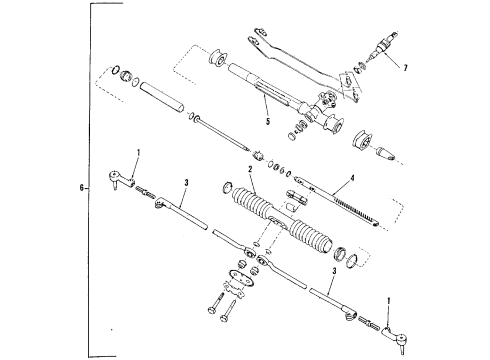 1984 Chevy Cavalier Power Steering Pump & Cooler Lines Diagram