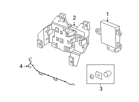 2012 Chevy Traverse Parking Aid Diagram
